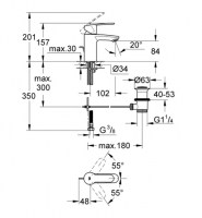 MONOMANDO LAVABO EUROSTYLE GROHE